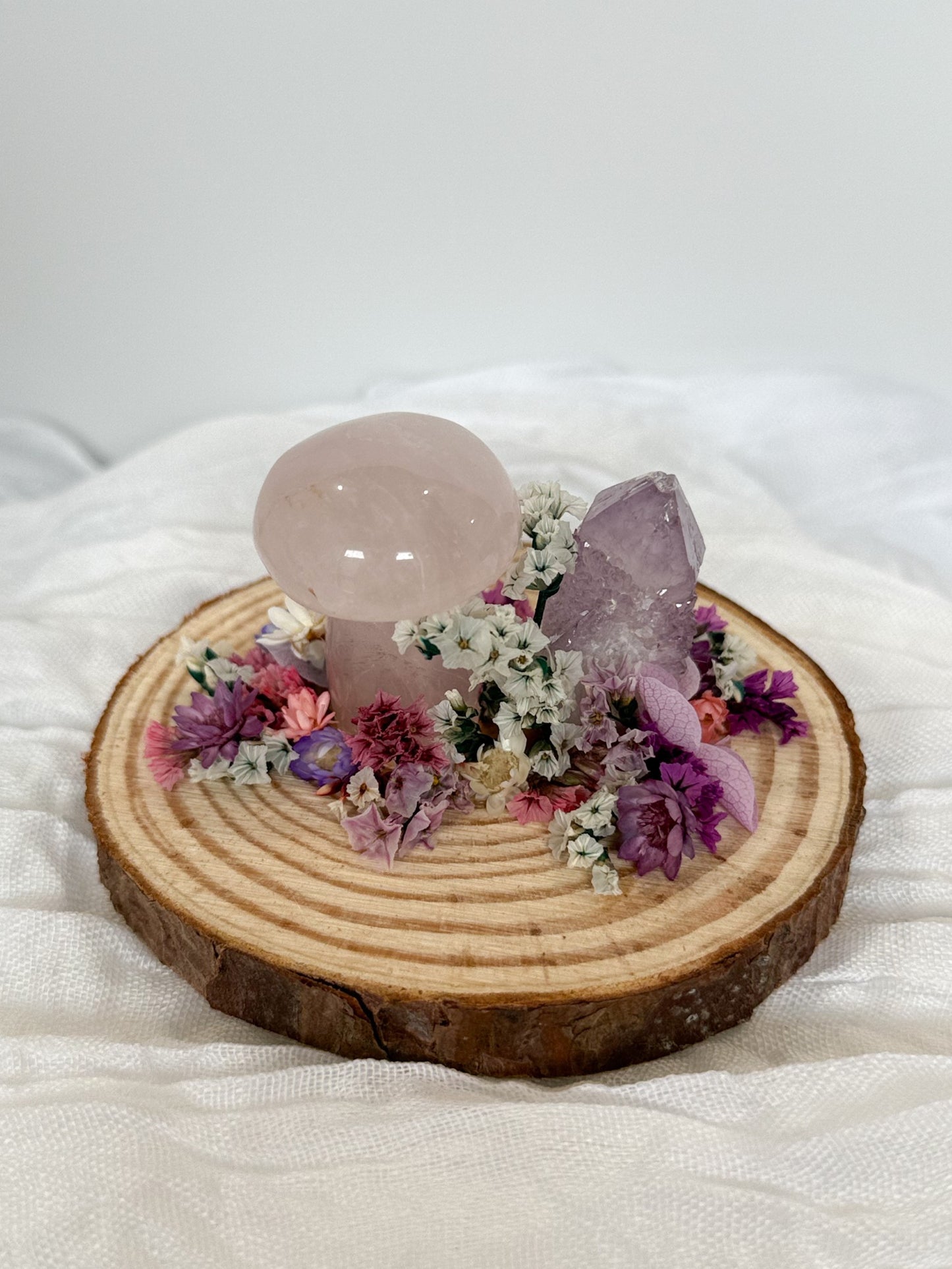 Open Dome - Rose Quartz & Fairy Quartz