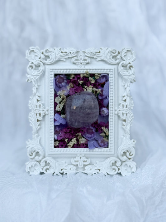 Floral Frame - Fluorite