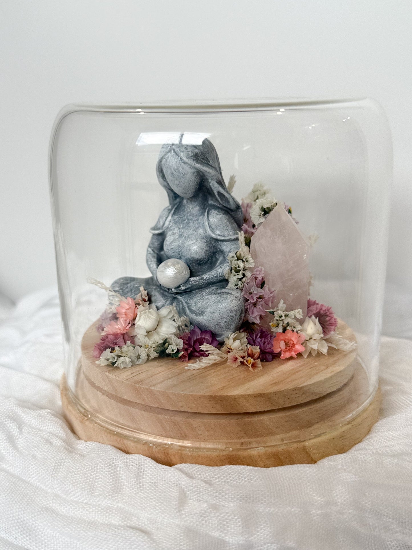 Crystal Dome - Rose Quartz