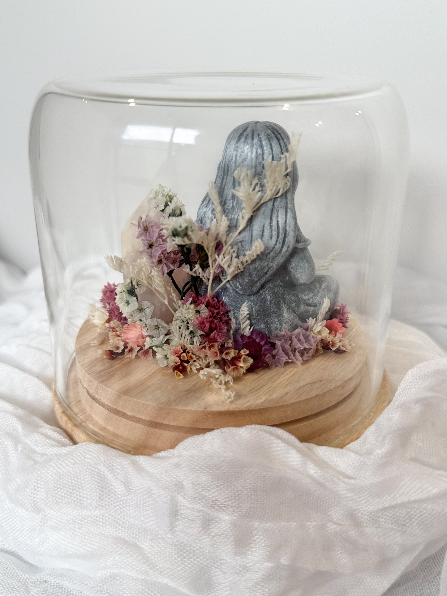 Crystal Dome - Rose Quartz