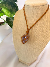 Load image into Gallery viewer, Macrame Crystal Necklace

